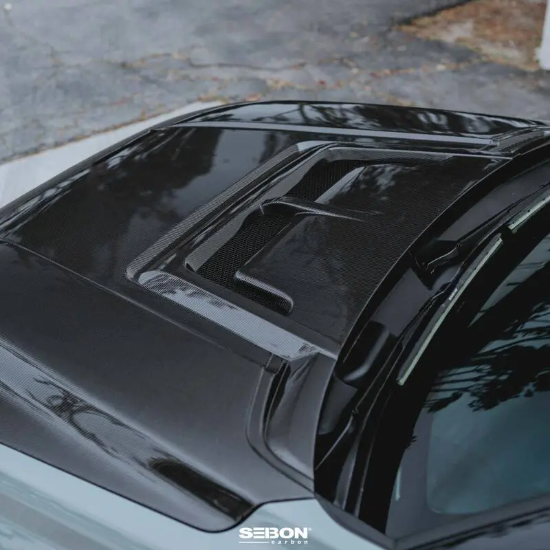 Seibon 22-24 Toyota Tundra / 23-24 Toyota Sequoia Rr-Style Carbon Fiber Hood 1