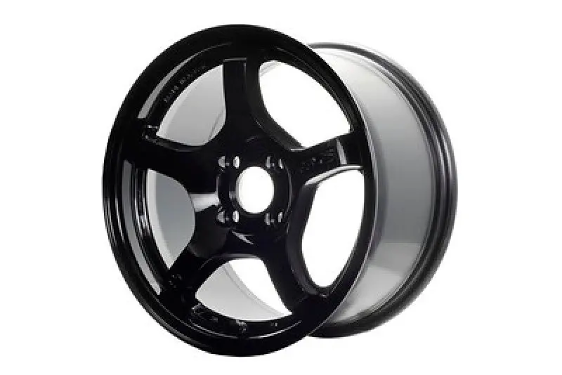 Gram Lights 57Cr 18X8.5 +45 5X100 Glossy Black Wheel 1