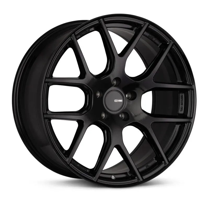 Enkei Xm-6 18X8 5X114.3 40Mm Offset 72.6Mm Bore Gloss Black Wheel 1
