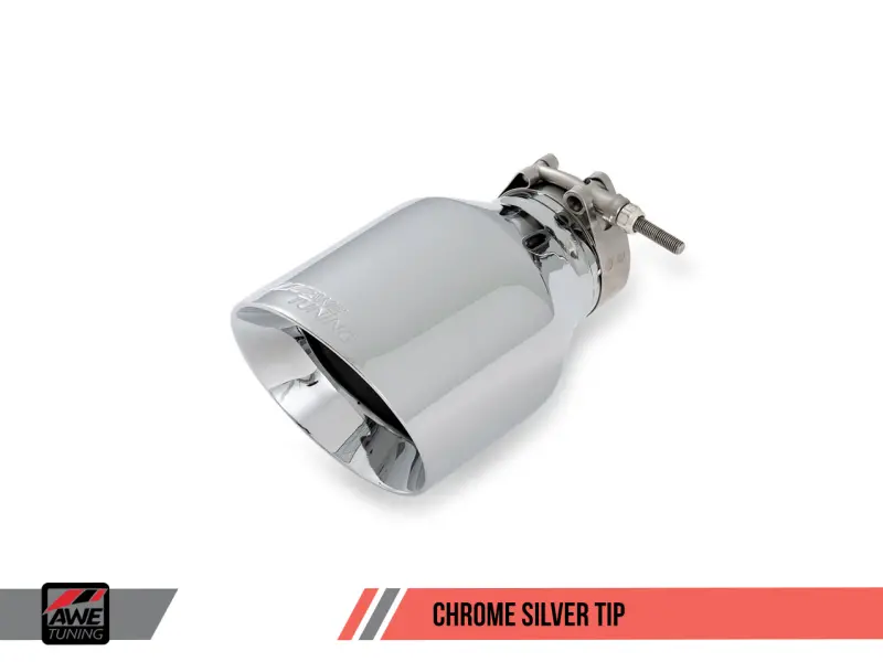Awe Tuning Mk6 Gli 2.0T - Mk6 Jetta 1.8T Touring Edition Exhaust - Polished Silver Tips 1