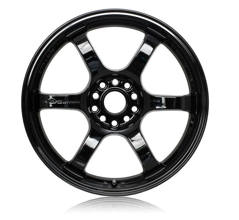Gram Lights 57Dr 18X9.5 +38 5X114.3 Glossy Black Wheel 1
