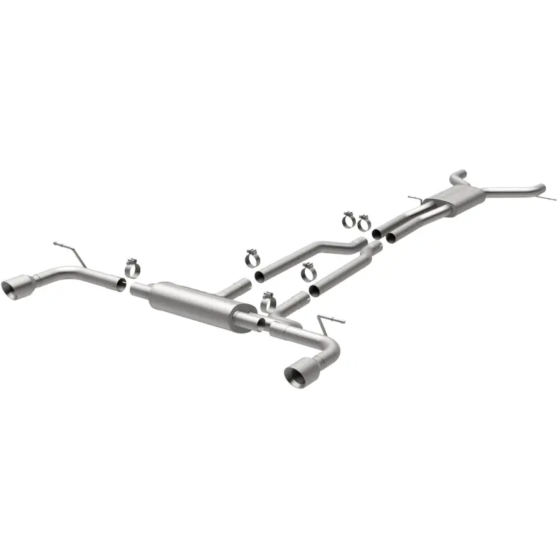 Magnaflow 07 Audi Q7 V8 4.2L Dual Split Rear Exit Stainless Cat-Back Perf Exhaust 1