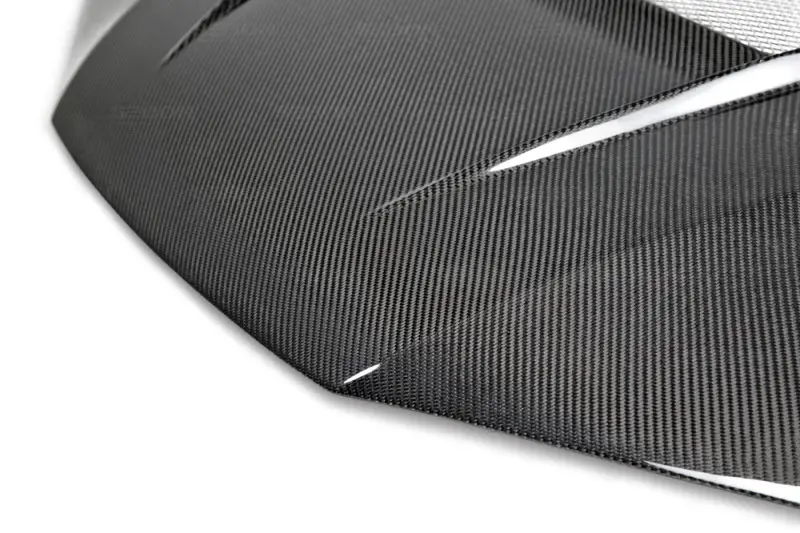 Seibon 14-15 Honda Civic 2Dr Vsii-Style Carbon Fiber Hood 1