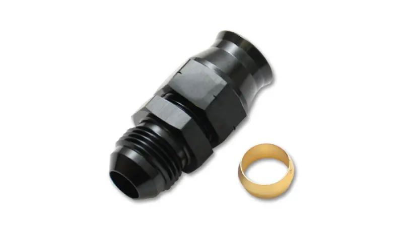 Vibrant -8An Male To 0.375In Tube Adapter Fitting (W/Brass Olive Insert) 1