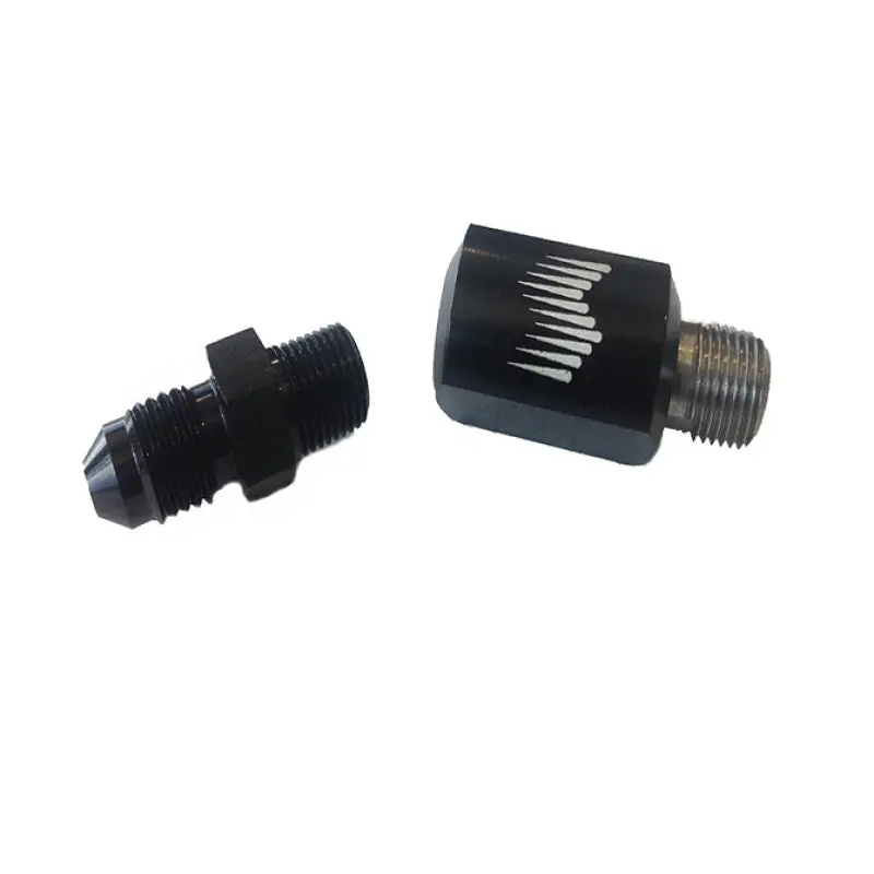 Snow Performance 1/8In. Npt Female To 4An Male Low Profile Water Nozzle Holder 4An Elbow 1