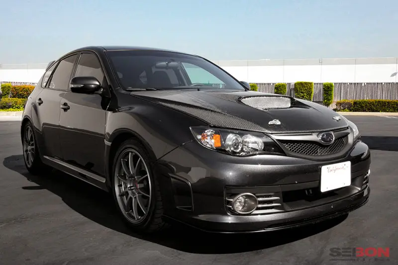 Seibon 08-09 Subaru Wrx/Sti Oem Carbon Fiber Hood 1