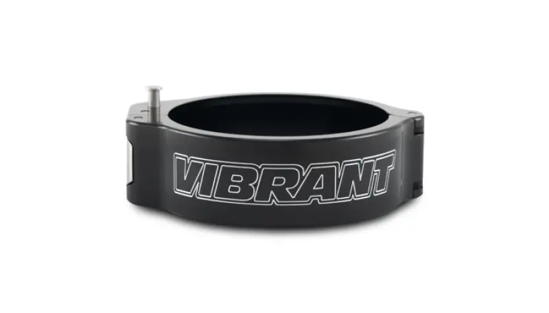 Vibrant 3In O.D. Aluminized Hd 2.0 Clamp - Anodized Black (Clamp Only) 1