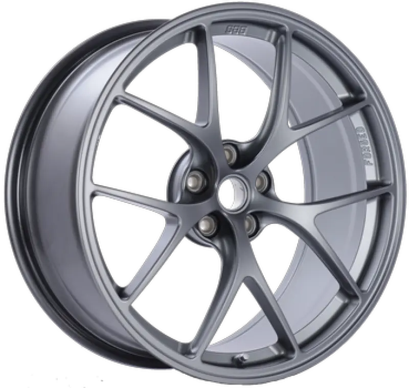 Bbs Fi 20X9.5 5X120 Et26 Cb72.5 Titanium Wheel -82Mm Pfs/Clip Req 1
