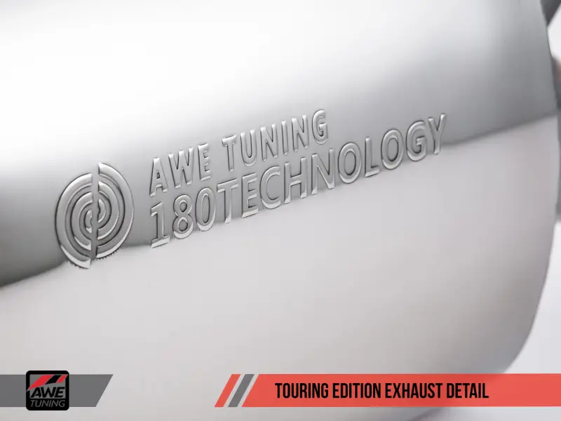 Awe Tuning Mk5 Jetta 2.0T - Gli Touring Edition Exhaust - Polished Silver Tips 1