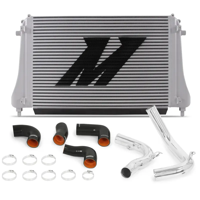 Mishimoto 2015+ Vw Mk7 Golf Tsi / Gti / R Performance Intercooler Kit W/ Pipes (Polished) 1