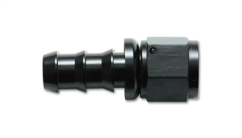 Vibrant -10An Push-On Straight Hose End Fitting - Aluminum - 22010 1