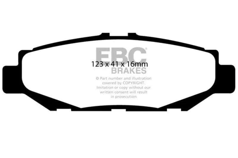 Ebc 93-97 Lexus Gs300 3.0 Redstuff Rear Brake Pads 1