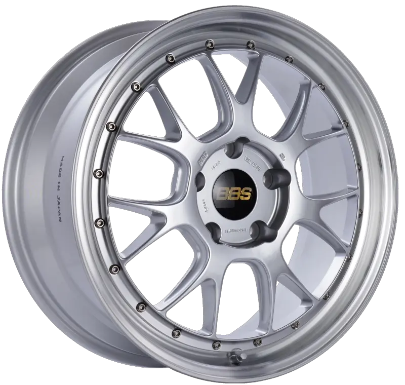 Bbs Lm-R 19X8.5 5X130 Et55 Cb71.6 Diamond Silver Center Diamond Cut Lip Wheel 1