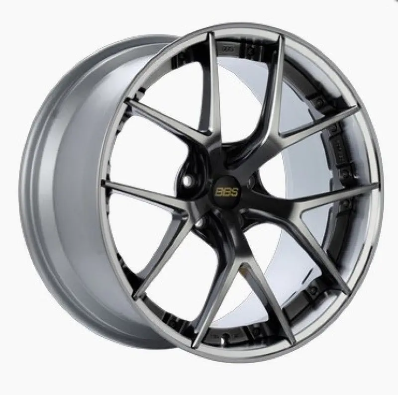 Bbs Ri-S 20X8.5 5X112 Et22 Diamond Black Center / Diamond Cut Lip Wheel -82Mm Pfs/Clip Required 1