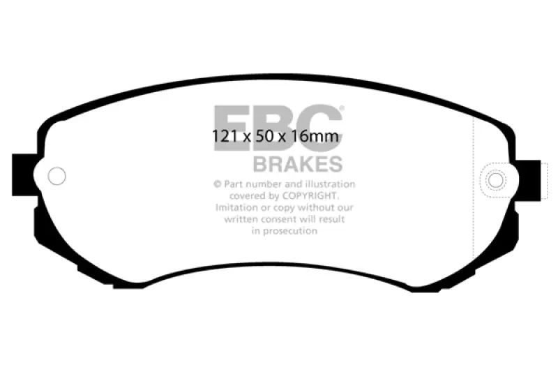 Ebc 89-94 Nissan Skyline (R32) 1.8 Yellowstuff Front Brake Pads 1