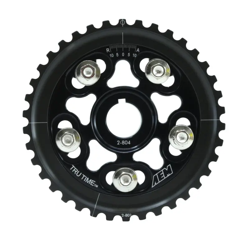 Aem 96-00 Honda Civic / 96-97 Honda Del Sol D16 Black Tru-Time Cam Gear 1