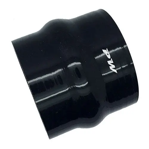 Performance World - 110122 Straight 2.25" Id X 3" Silicone Black Hump Hose Coupler 1