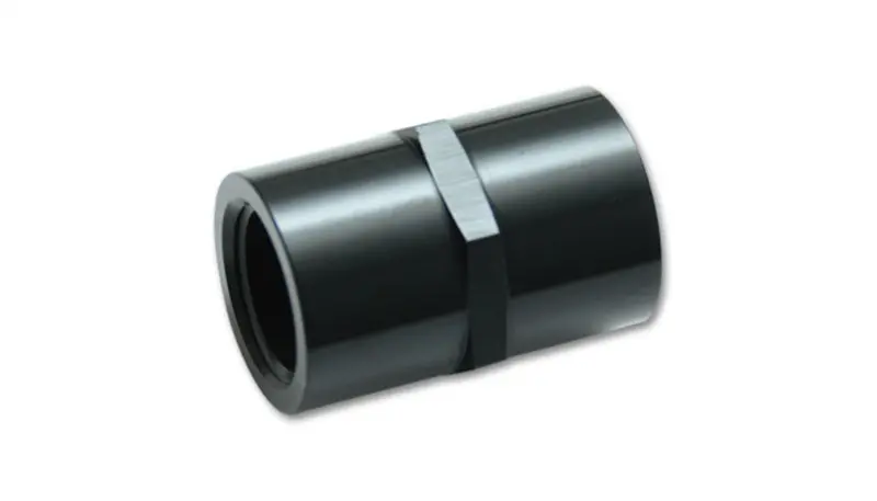Vibrant 1/4In Npt Female Pipe Coupler Fitting - Aluminum 1