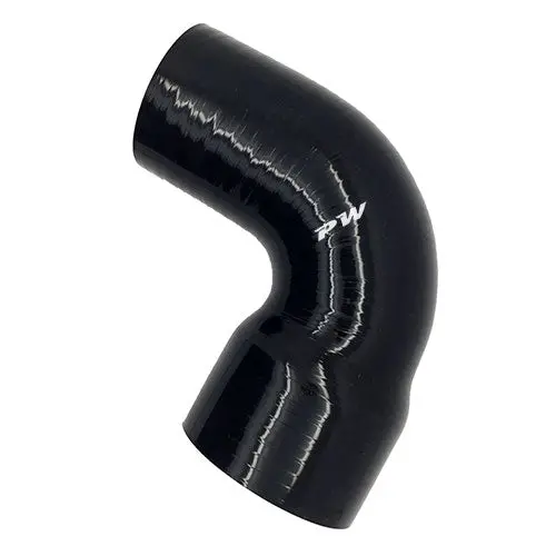 Performance World - 119257 2.50" To 2.75" 90 Degree Silicone Black Transition Hose 1