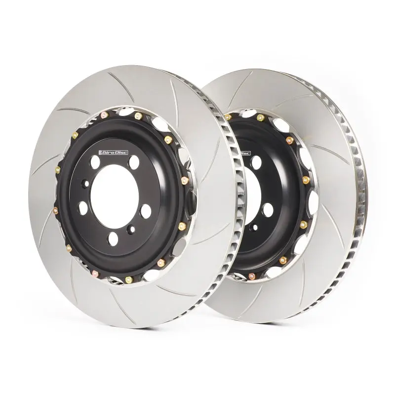 Girodisc 2016+ Chevrolet Camaro Ss 1Le (6Th Gen W/6 Piston Front Caliper) Slotted Rear Rotors 1