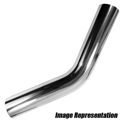Performance World - 130440 4.0" Od 45 Degree Polished Aluminum Tubing 1