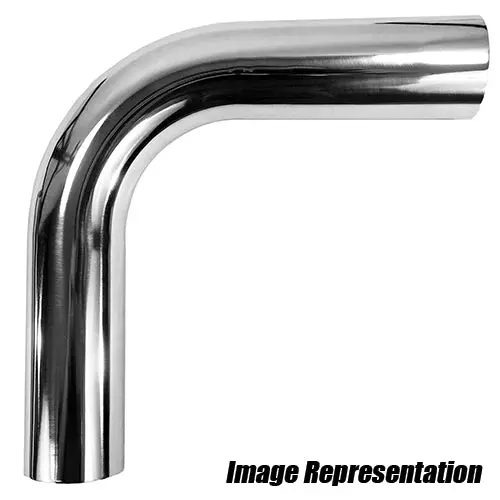 Performance World - 130935 3.5" Od 90 Degree Polished Aluminum Tubing 1