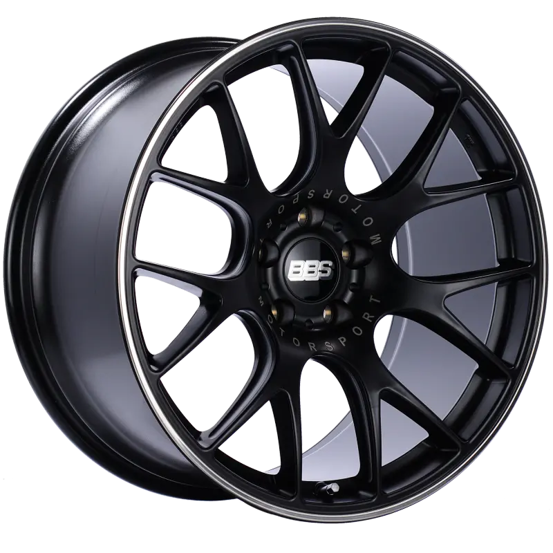 Bbs Ch-R 20X10.5 5X120 Et35 Satin Black Polished Rim Protector Wheel -82Mm Pfs/Clip Required 1