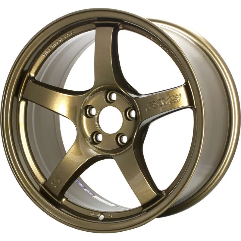 Gram Lights 57Cr 18X9.5 +38 5X114.3 Almite Gold Wheel (Min Order Qty Of 20) 1