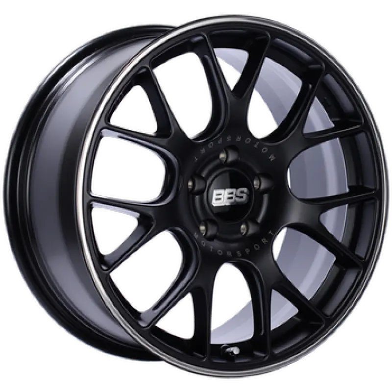 Bbs Ch-R 19X10 5X130 Et38 Cb71.6 Satin Black - 82Mm Pfs/Clip Req. 1