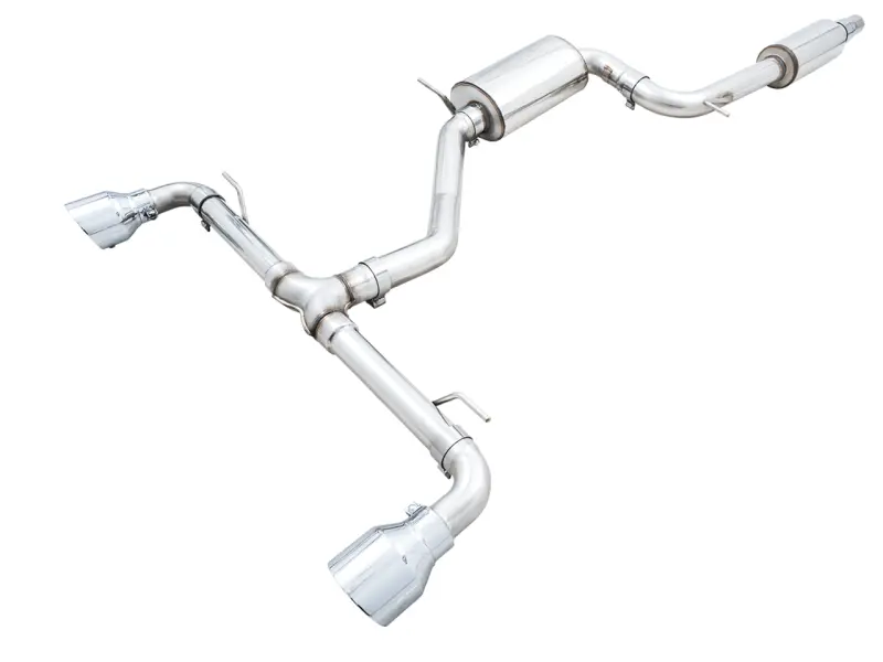 Awe 2022 Vw Gti Mk8 Touring Edition Exhaust - Chrome Silver Tips 1