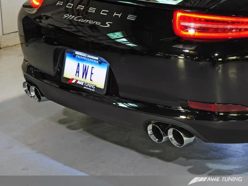 Awe Tuning Porsche 991 Switchpath Exhaust For Pse Cars Chrome Silver Tips 1