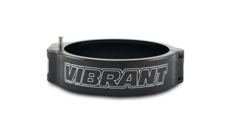 Vibrant 3.50In O.D. Aluminized Hd 2.0 Clamp - Anodized Black (Clamp Only) 1