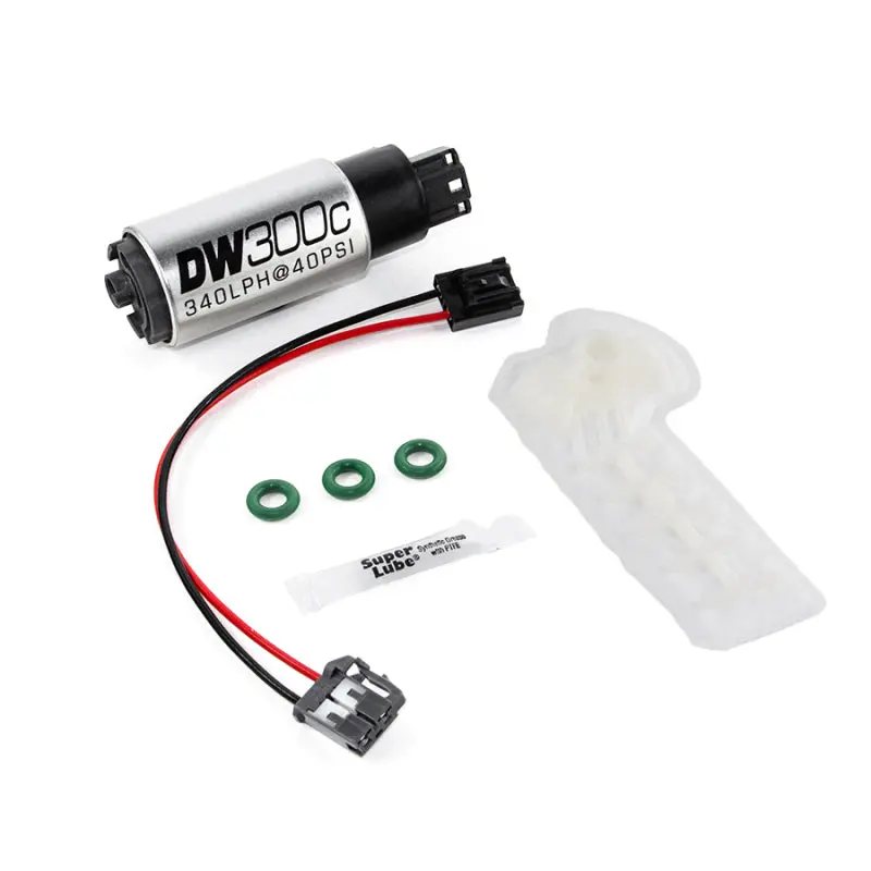 Deatschwerks 340Lph Dw300c Compact Fuel Pump W/ 12+ Scion Fr-S/Brz / 15 Wrx Set Up Kit 1