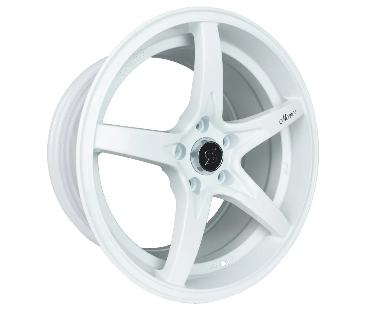 Stage Wheels Monroe 17X8.5 +30Mm 5X120 Cb: 74.1 Color: White 1