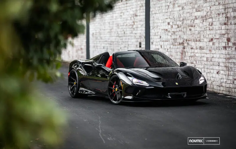 Vossen X Novitec Nf10 22X12in - 5X114.3 Bp - Et33 - Gloss Black Ferrari 488 / F8 Rear Wheel 2