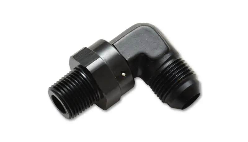 Vibrant -10An To 3/8In Npt Male Swivel 90 Degree Adapter Fitting 1