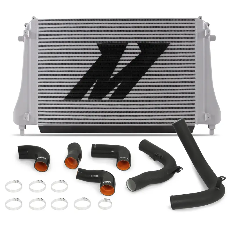 Mishimoto 2015+ Vw Mk7 Golf Tsi / Gti / R Performance Intercooler Kit W/ Pipes (Black) 1