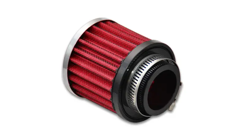 Vibrant Crankcase Breather Filter W/ Chrome Cap 1.5In 38Mm Inlet Id 1