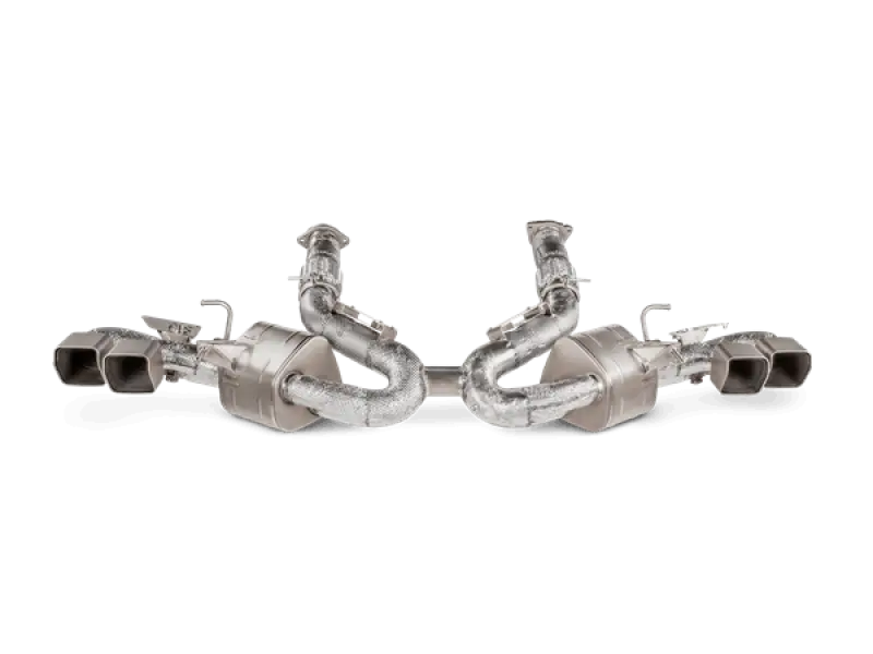 Akrapovic 2020+ Chevrolet Corvette C8 Slip-On Line (Titanium) 1