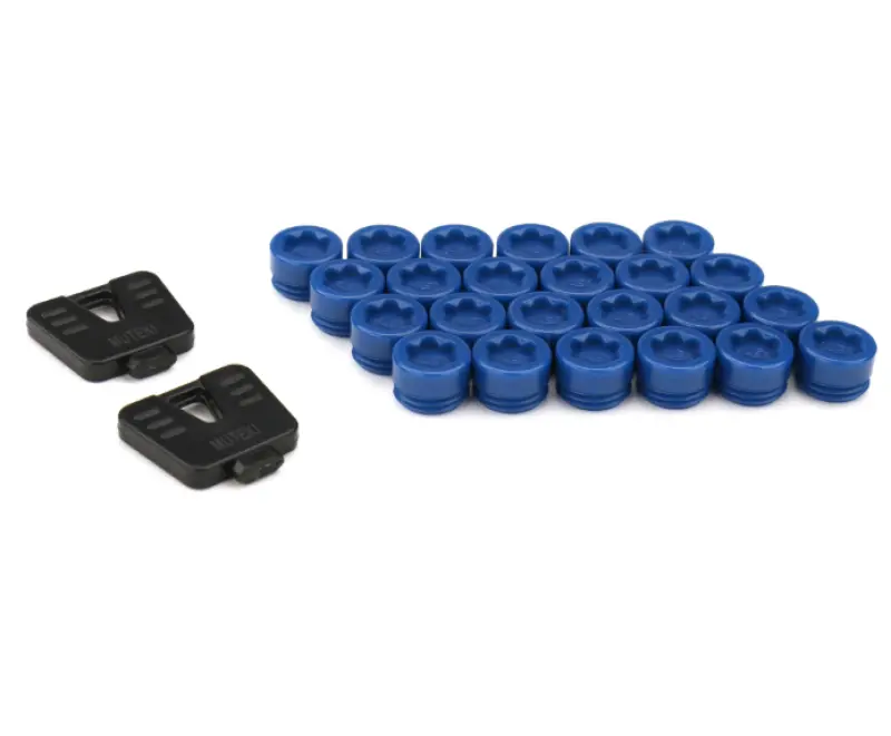 Wheel Mate Sr45r Caps Set Of 20 - Blue 1