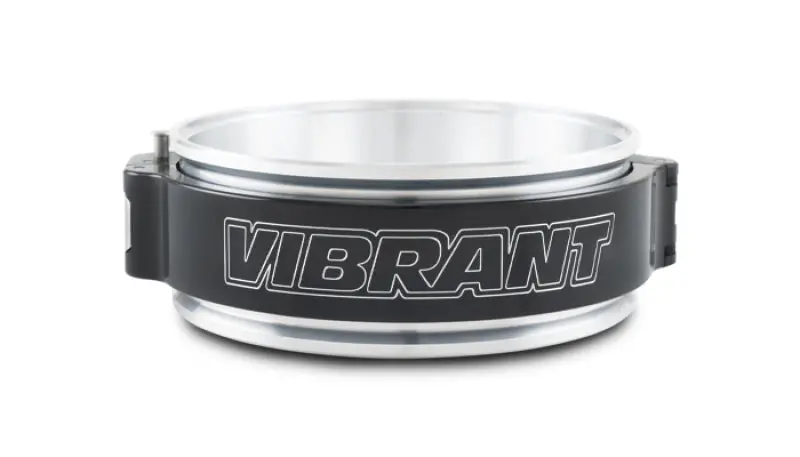 Vibrant 5In O.D. Aluminized Hd 2.0 Clamp Assembly - Anodized Black 1