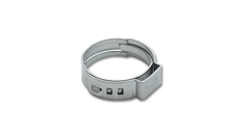 Vibrant One Ear Stepless Pinch Clamps 11.3-13.8Mm Clamping Range (Pack Of 10) Ss 7Mm Band Width 1