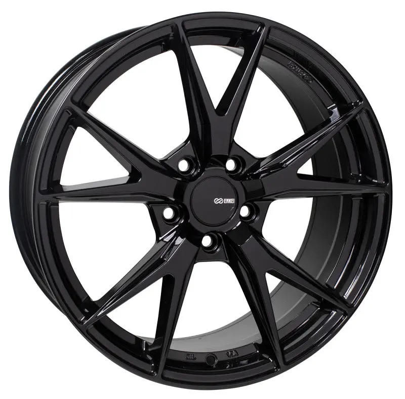 Enkei Phoenix 17X7.5 38Mm Offset 5X114.3 72.6Mm Bore Gloss Black Wheel 1