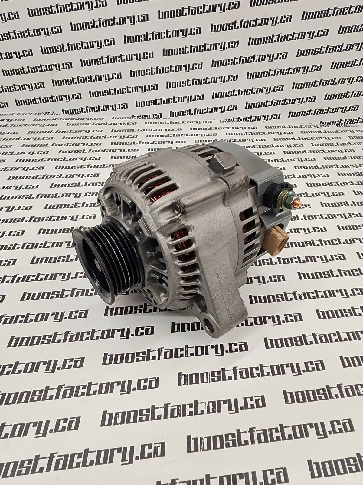 Boost Factory 2Jzge Remanufactured Alternator (M6 Power Terminal) Oval Plug 1