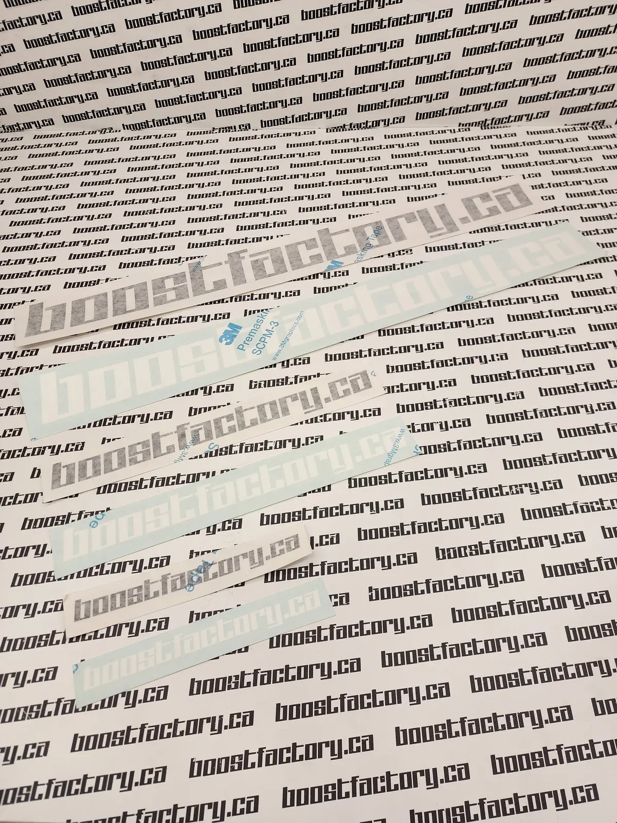 Boost Factory Vinyl Decals 1