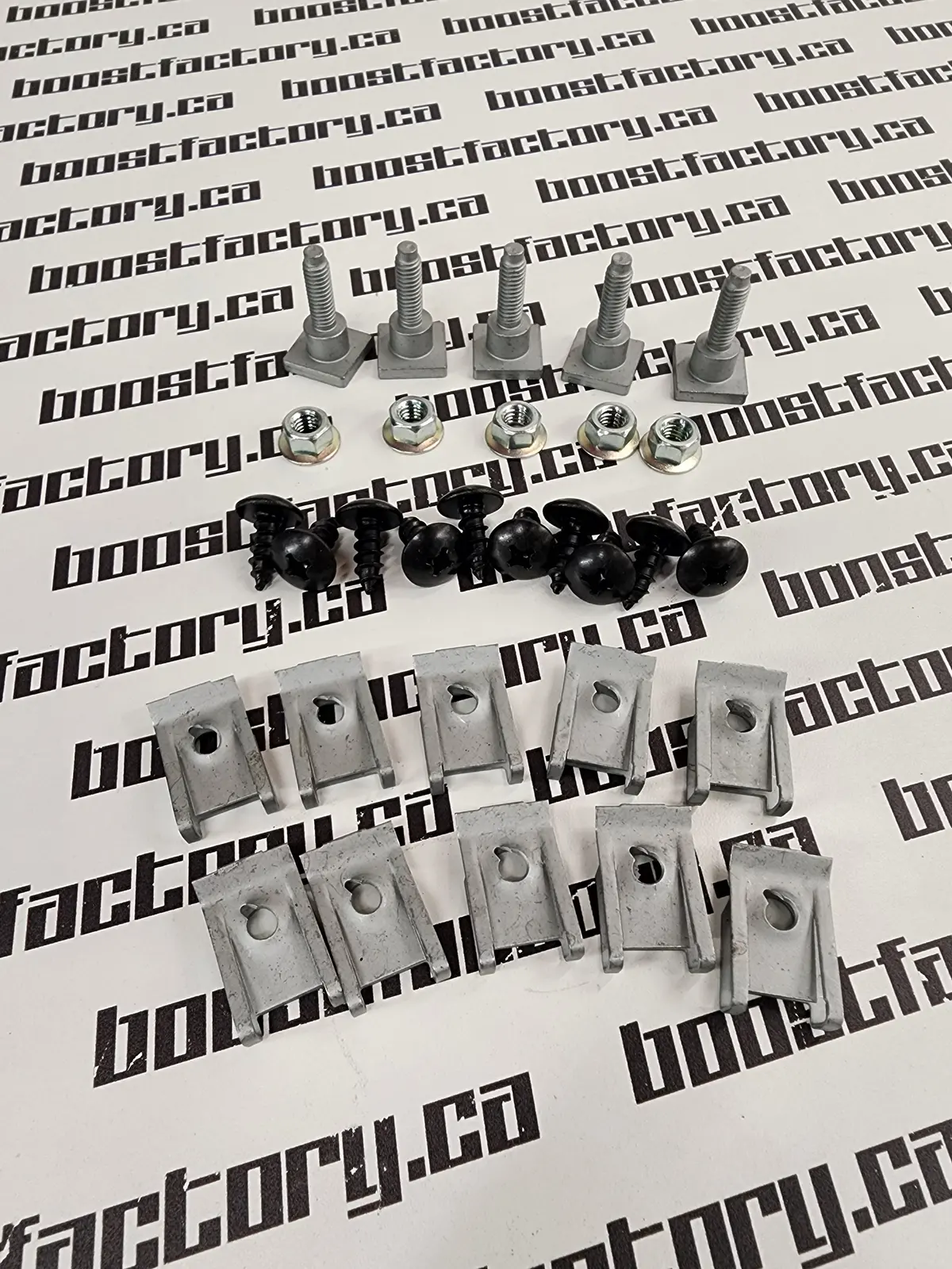 Genuine Nissan Skyline R32 Gtr Front Lip / Spoiler Mounting Hardware Kit 1