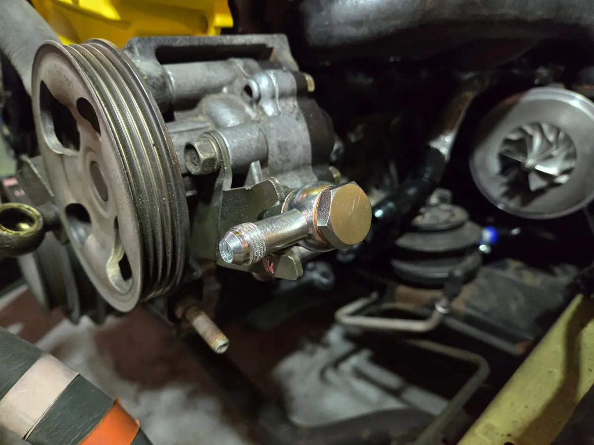 Boost Factory - 6An Banjo Power Steering Pump High Pressure Outlet Line Adapter Fitting 2