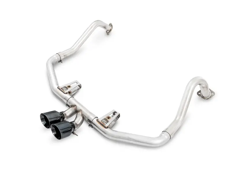 Awe Tuning Porsche 718 Boxster / Cayman Track Edition Exhaust - Diamond Black Tips 1