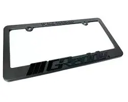 Greddy Total Tune Up License Plate Frame - Black Out - 21112001 1