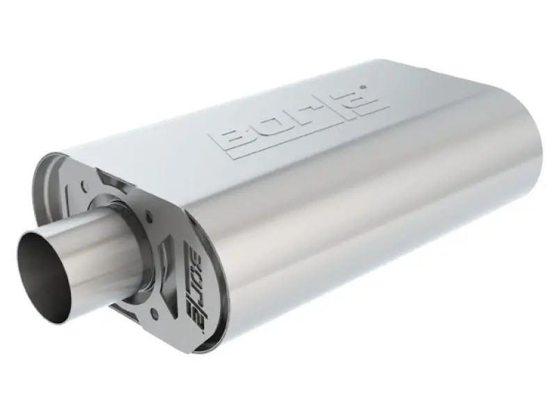 Borla Cratemuffler Sbc Hot 350/383 3.0 Inch Offset/Center 14In X 4.35In X 9In Oval S-Type Muffler 1